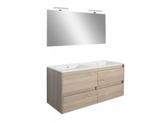 Porto Prime 120 komplett fürdőszoba bútor sonoma tölgy színben