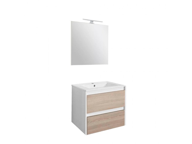 Porto Prime 60 komplett fehér-sonoma tölgy