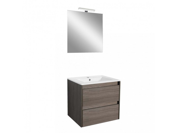 Porto Prime 60 komplett fürdőszoba bútor rauna szil színben