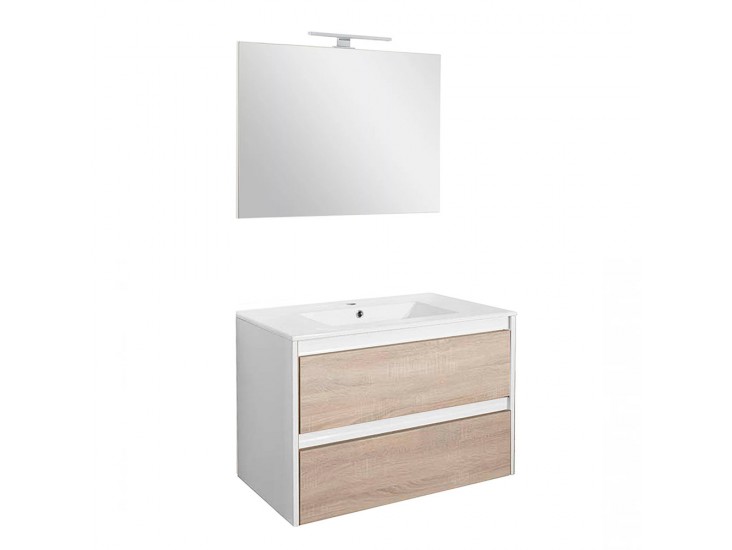 Porto Prime 80 komplett fehér-sonoma tölgy