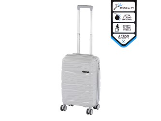 TraveLux Voyager kabinbőrönd keményfedeles 55x40x20 cm szürke