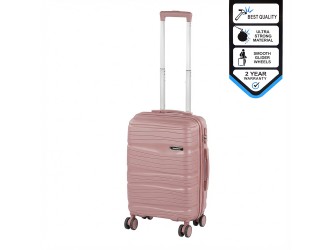 TraveLux Voyager kabinbőrönd keményfedeles 55x40x20 cm rosegold