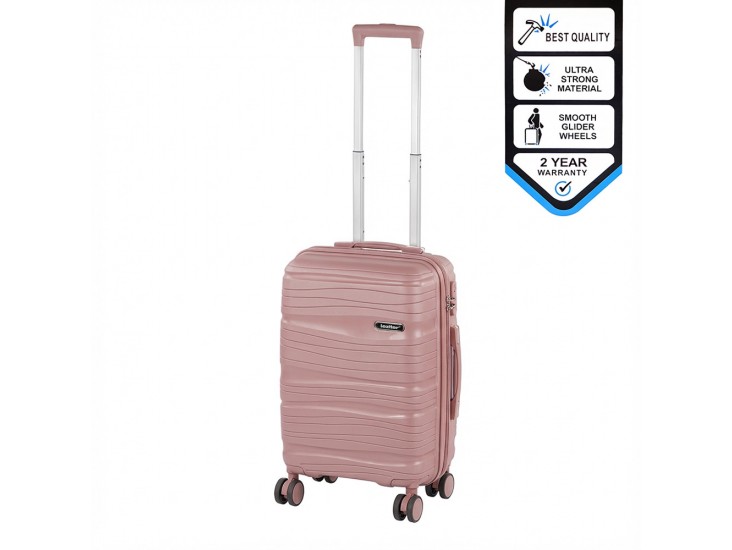 TraveLux Voyager kabinbőrönd keményfedeles 55x40x20 cm rosegold