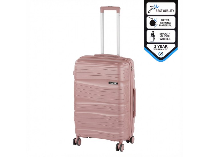 TraveLux Voyager közepes bőrönd keményfedeles 68x45x25 cm rosegold
