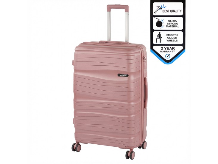TraveLux Voyager nagy bőrönd keményfedeles 76x50x29 cm rosegold