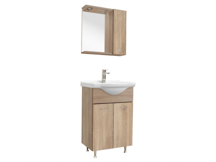 Ruben 55 komplett fürdőszoba bútor Sonoma tölgy