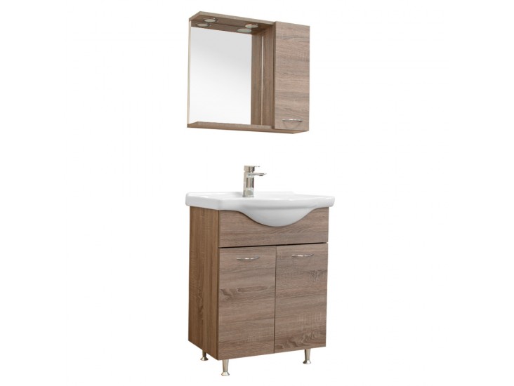 Ruben 65 komplett fürdőszoba bútor Rauna szil