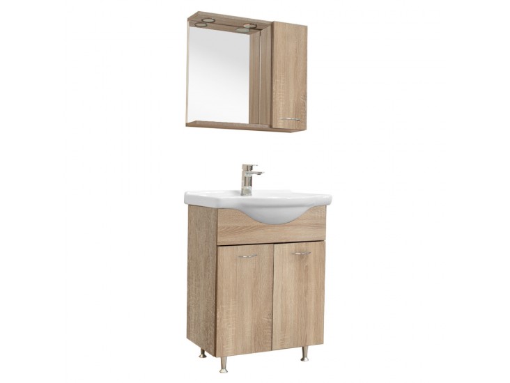 Ruben 65 komplett fürdőszoba bútor Sonoma tölgy