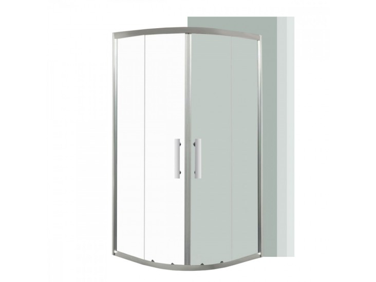 Spirit Clear 80x80x180 cm íves zuhanykabin zuhanytálca nélkül