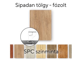 Leziter Sipadan tölgy Vinyl SPC fózolt padló minta/db