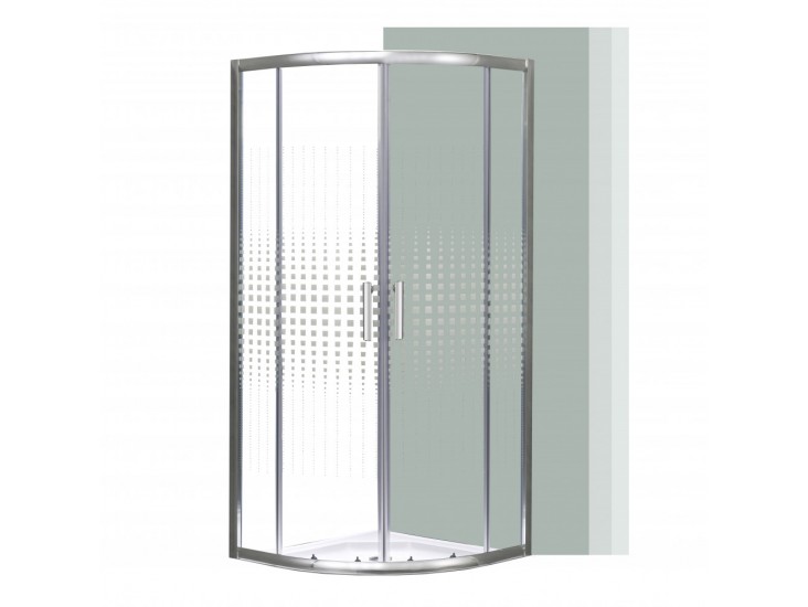 Spirit Mátrix íves 90x90x180 cm minőségi zuhanykabin