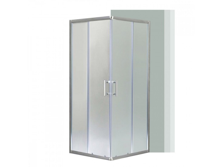 Spirit Matt 80x80x180 cm-es szögletes zuhanykabin, zuhanytálca nélkül