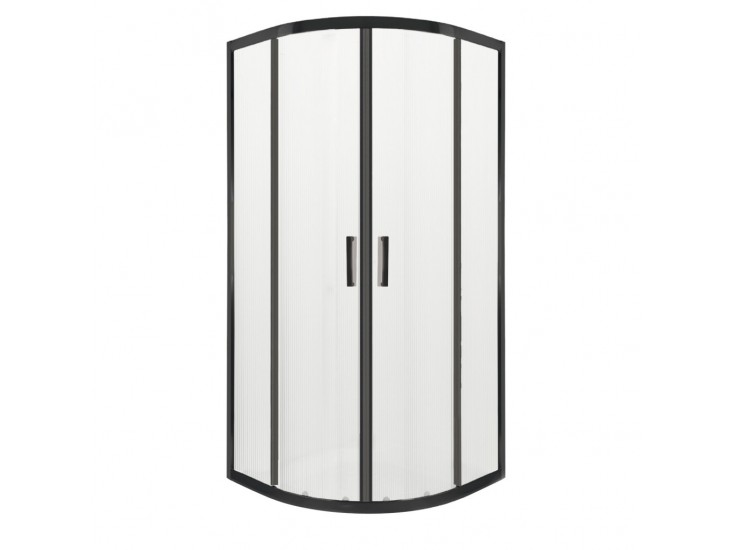 Soho Black 90 íves zuhanykabin zuhanytálca nélkül
