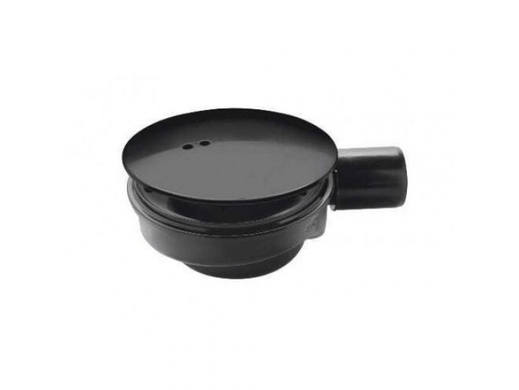 Speed 90 alacsony fekete zuhanytálca szifon