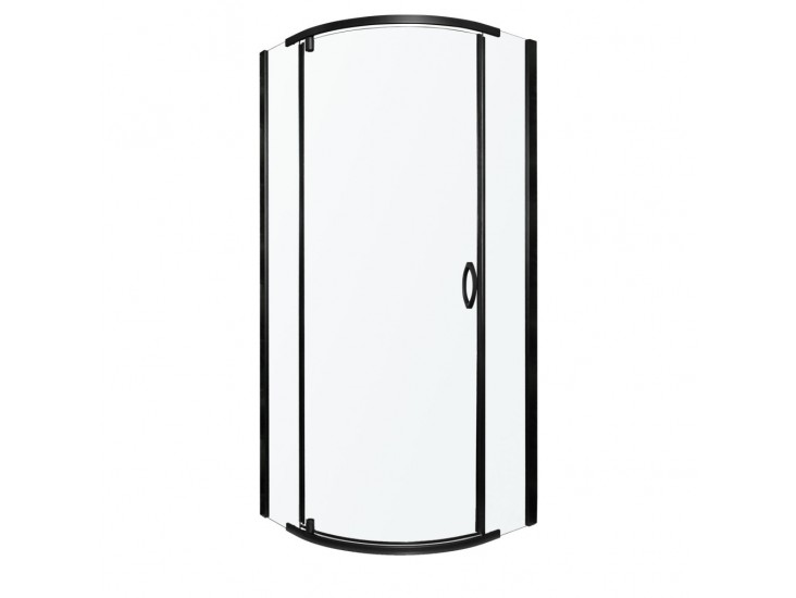 Splash Black 90 íves zuhanykabin zuhanytálca nélkül