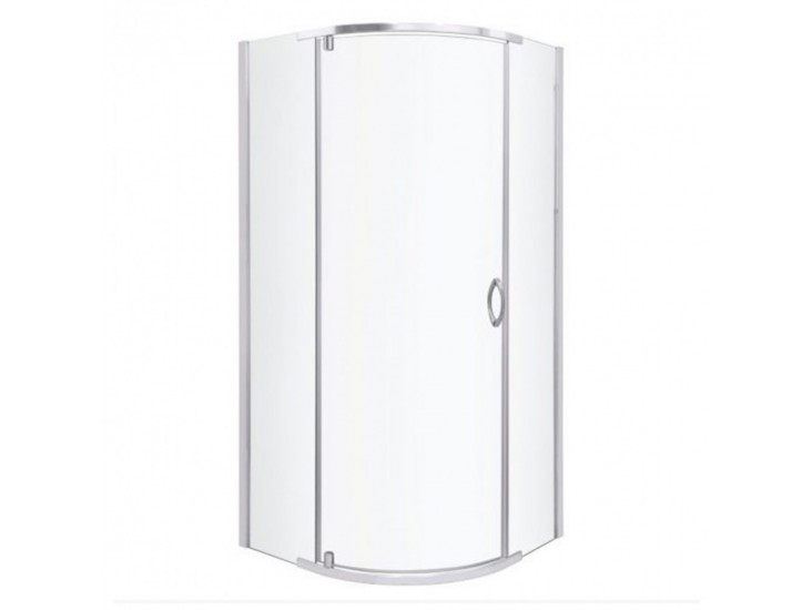 Splash íves zuhanykabin tálca nélkül 79x79x190cm - króm profil, víztiszta üveg