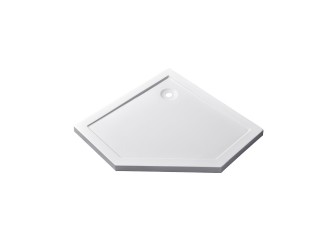 Modena Slim ötszögletű alacsony akril zuhanytálca 90x90 cm