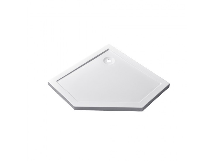 Modena Slim ötszögletű alacsony akril zuhanytálca 90x90 cm