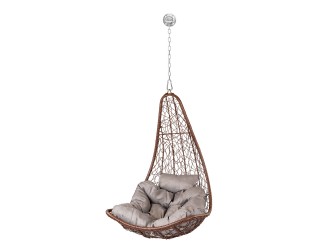 Natal Easy kerti függőfotel barna rögzítő készlettel