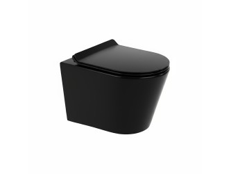 Tina fali rimless WC soft close ülőkével fekete