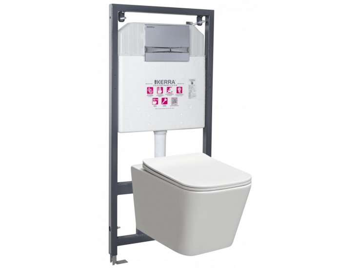 Tinos Adriatic Chrome falba építhető WC tartály szett