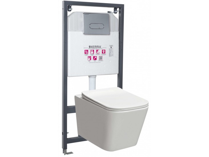 Tinos Pacific Chrome falba építhető WC tartály szett