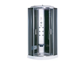 Vital Black hidromasszázs zuhanykabin 90x90 cm-es méretben