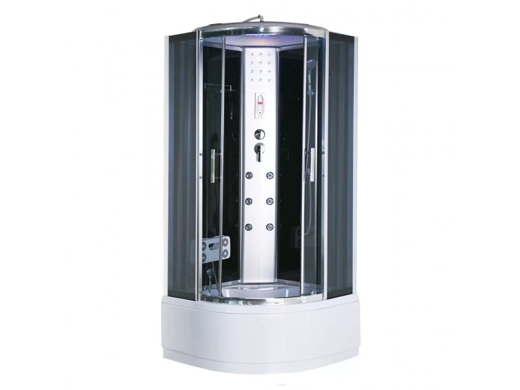 Vital mélytálcás hidromasszázs zuhanykabin, 90x90 cm-es méretben