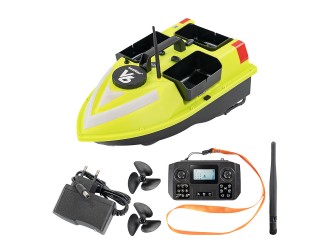 Etetőhajó V6 GPS 3 tartályos hátra és oldalkidobós nightlight