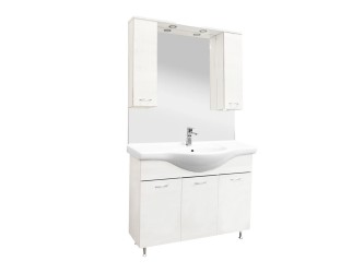 Vanessa 105 komplett fürdőszoba bútor Fehér