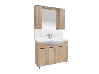 Vanessa 105 komplett fürdőszoba bútor Sonoma tölgy