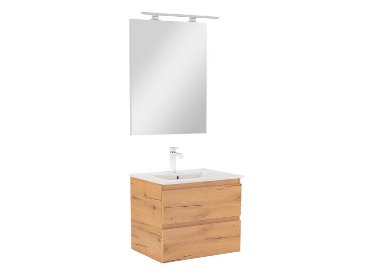 Vario Forte 60 komplett fürdőszoba bútor tölgy-tölgy