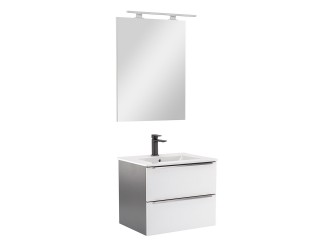 Vario Trim 60 komplett fürdőszoba bútor antracit-fehér