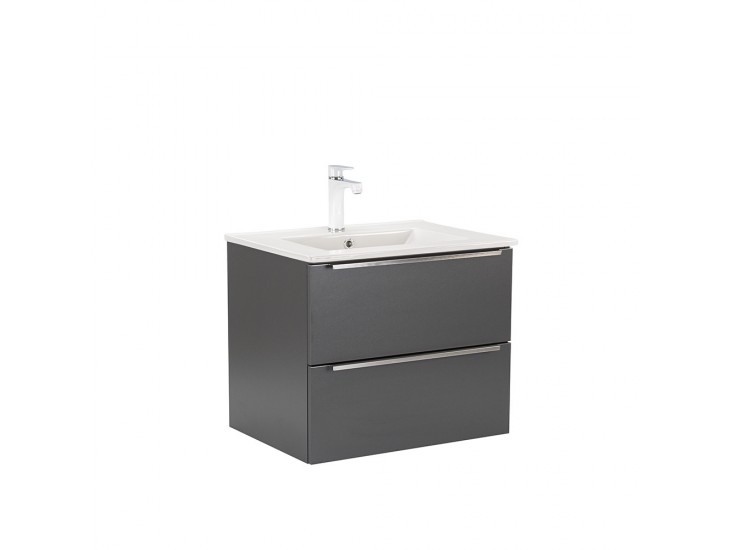 Vario Trim 60 alsó szekrény mosdóval antracit-antracit
