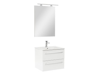 Vario Clam 60 komplett fürdőszoba bútor fehér-fehér