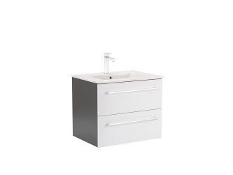 Vario Clam 60 alsó szekrény mosdóval antracit-fehér