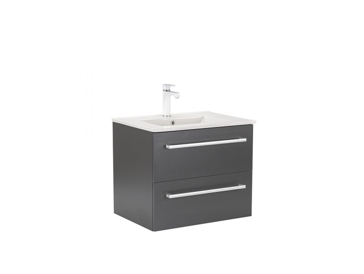 Vario Clam 60 alsó szekrény mosdóval antracit-antracit