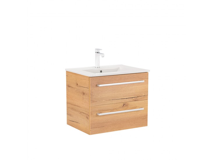 Vario Clam 60 alsó szekrény mosdóval tölgy-tölgy