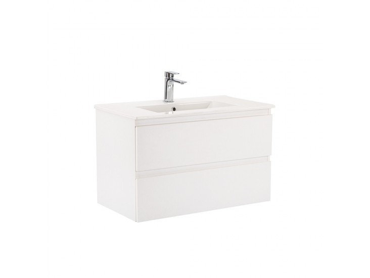 Vario Forte 80 alsó szekrény mosdóval fehér-fehér