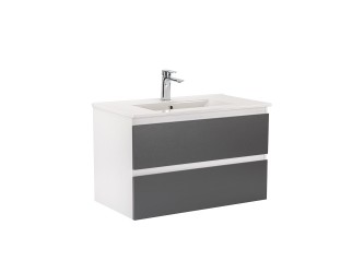 Vario Forte 80 alsó szekrény mosdóval fehér-antracit