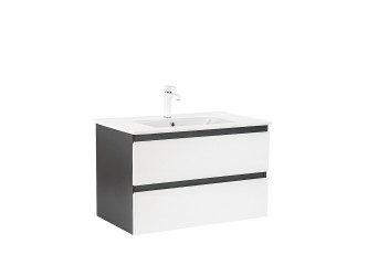 Vario Forte 80 alsó szekrény mosdóval antracit-fehér