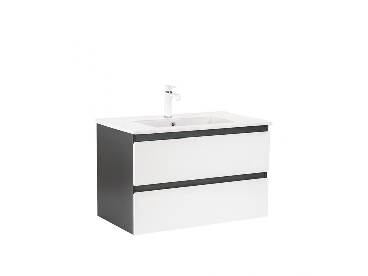 Vario Forte 80 alsó szekrény mosdóval antracit-fehér