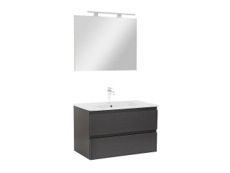 Vario Forte 80 komplett fürdőszoba bútor antracit-antracit