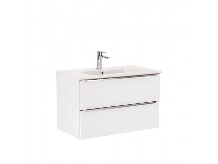 Vario Trim 80 alsó szekrény mosdóval fehér-fehér