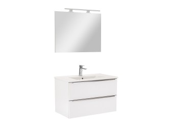 Vario Trim 80 komplett fürdőszoba bútor fehér-fehér