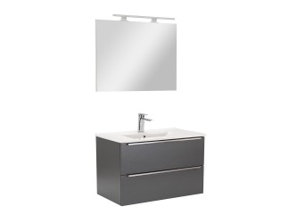 Vario Trim 80 komplett fürdőszoba bútor antracit-antracit