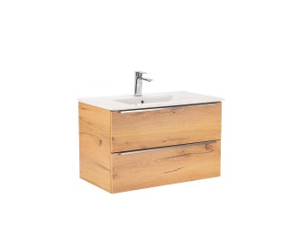 Vario Trim 80 alsó szekrény mosdóval tölgy-tölgy