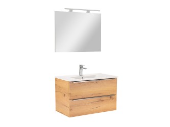 Vario Trim 80 komplett fürdőszoba bútor tölgy-tölgy