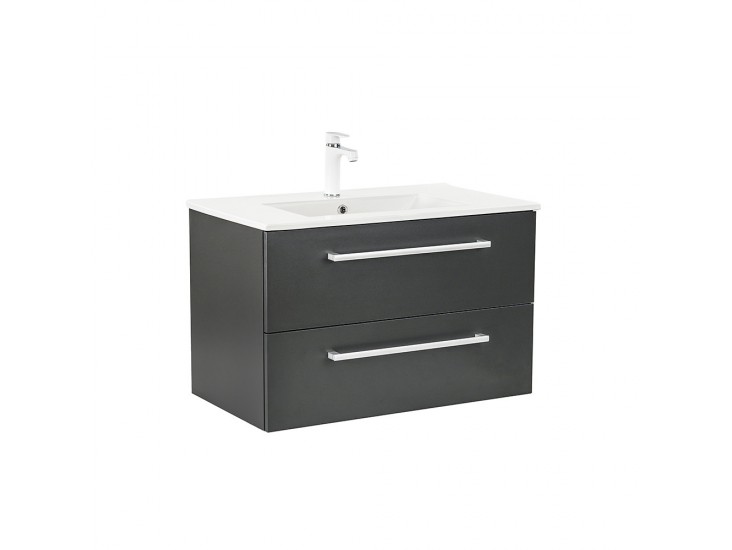 Vario Clam 80 alsó szekrény mosdóval antracit-antracit