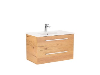 Vario Clam 80 alsó szekrény mosdóval tölgy-tölgy